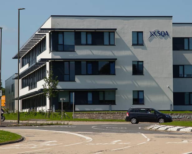 Stock shot of the SQA building at Shawfair Roundabout. Photo by Scott Louden.