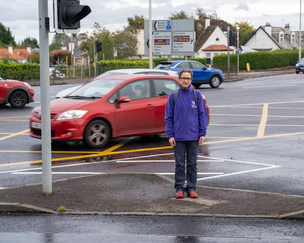 The three-way junction between Telford Road, Hillhouse Road and Strachan Road has been condemned as a "deathtrap" by Sight Scotland.