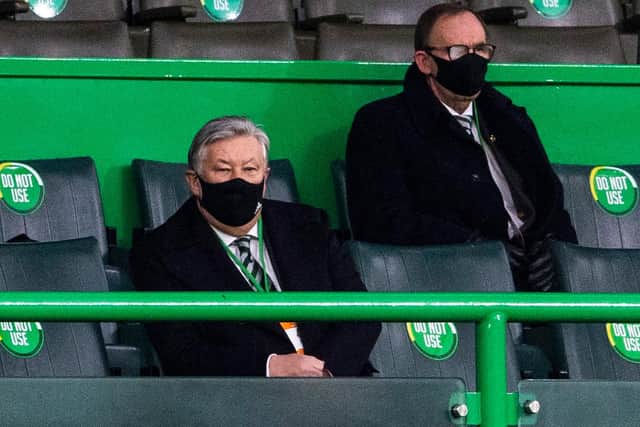 Peter Lawwell apologised to Celtic fans for the club's trip to Dubai. Picture: SNS