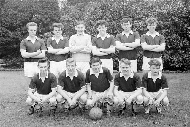The Gorgie Hearts football team in April 1963.