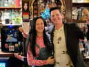 Toby and Roisin celebrate Edinburgh pub Dreadnought's 6th birthday