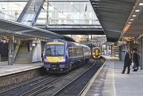 British Transport Police said the fight broke out after a train from Waverley pulled into Haymarket station bound for Glasgow Queen Street.