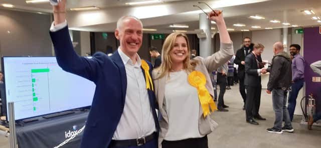 Liberal Democrats won the Corstorphine/Murrayfield by-election, making them the second biggest party on Edinburgh City Council.  Lib Dem candidate Fiona Bennett took 56 per cent of first-preference votes