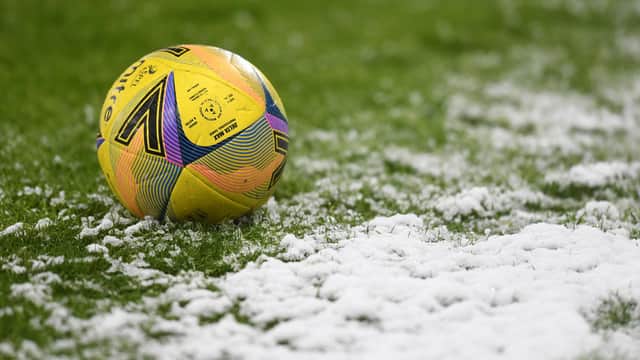 Ross County's pitch will be assessed ahead of Saturday's clash with Hibs following the snowy weather