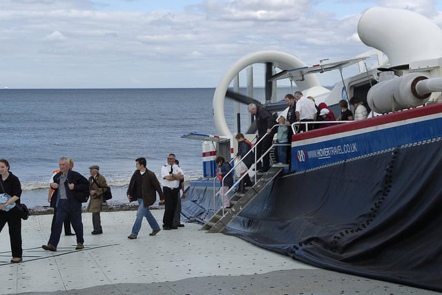 In July 2007, Stagecoach ran a two-week trial of a hovercraft service between Portobello and Kirkcaldy.  There were shuttle buses to the city centre and Leith.  The service, called Forthfast, could carry 130 foot passengers at a time and proved popular with commuters and others.  A total of 32,000 passengers made the 20-minute journey over the two weeks.
Stagecoach was keen to carry the project forward and pledged to invest more than £10 million in two craft plus infrastructure, but the plans for a permanent route were sunk when Edinburgh City Council refused planning permission for a terminal.