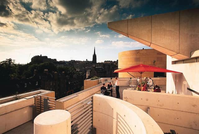 Tower Restaurant on top of the National Museum of Scotland in Chambers Street