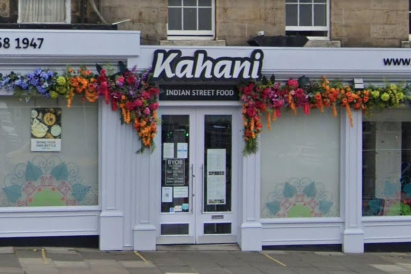 Kahani can be found in Antigua Street, at the foot of the bustling Leith Walk. Specialising in Indian street food, this BYOB establishment has been praised for its "delicious" dishes, friendly staff and great atmosphere.