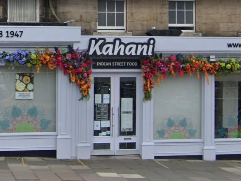 Kahani can be found in Antigua Street, at the foot of the bustling Leith Walk. Specialising in Indian street food, this BYOB establishment has been praised for its "delicious" dishes, friendly staff and great atmosphere.