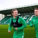 Sean Mackie, left, and Stephen McGinn played together at Hibs