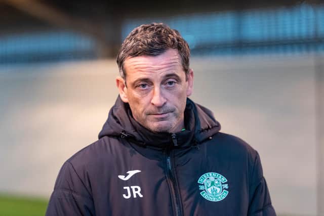 Hibs parted ways with head coach Jack Ross on Thursday morning. Picture: SNS