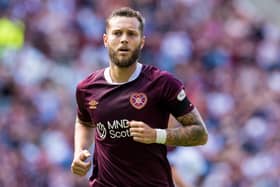 Jorge Grant could return to the Hearts midfield against Riga FS.