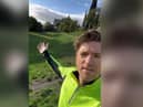 Greg James has been out for a run in Edinburgh city centre