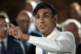 Prime Minister Rishi Sunak hosts a PM Connect event in Accrington, Lancashire. Sunak is facing yet another by-election following the resignation of former Tory energy minister Chris Skidmore over the issuing of new oil and gas licences.  Picture: Christopher Furlong/PA Wire