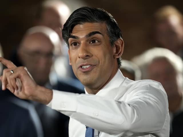 Prime Minister Rishi Sunak hosts a PM Connect event in Accrington, Lancashire. Sunak is facing yet another by-election following the resignation of former Tory energy minister Chris Skidmore over the issuing of new oil and gas licences.  Picture: Christopher Furlong/PA Wire