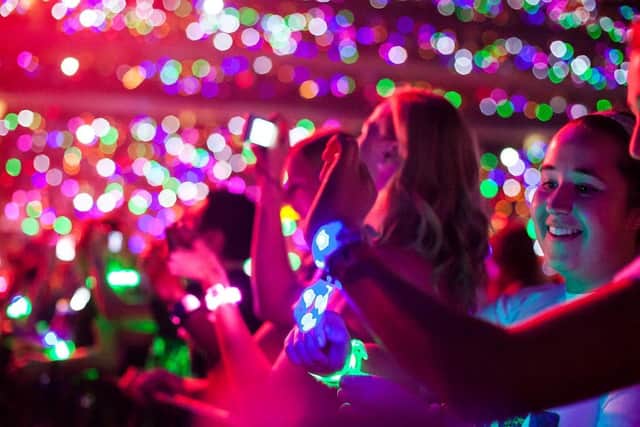Thousands of revellers wearing LED wristbands are expected to light up Princes Street during Edinburgh's Hogmanay celebrations.