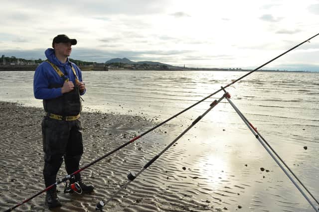 Chris Empson at Musselburgh beach. Picture by Nigel Duncan