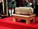 The Stone of Destiny in the Great Hall at Edinburgh Castle. Or is it? (Picture: PA)