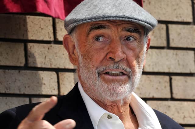 Sir Sean Connery returned to Fountainbridge in 2010 to unveil a plaque in his honour. Picture by JANE BARLOW