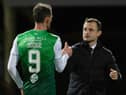 Hibs substitute Christian Doidge missed a half chance near the end, but manager Shaun Maloney said he couldn't fault his players at full time