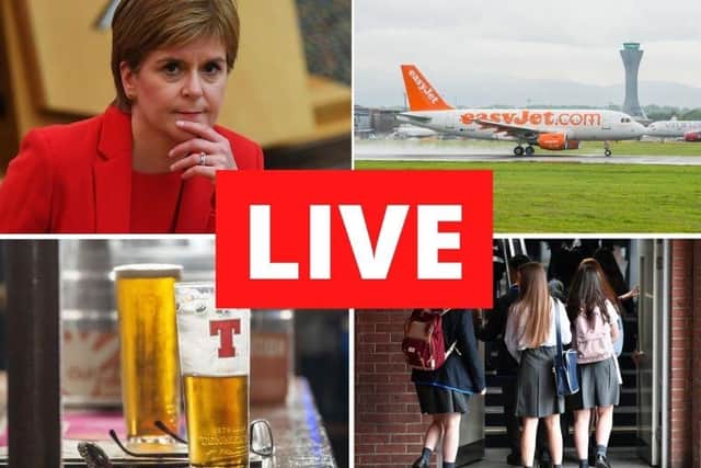 First Minister Nicola sturgeon is due to address parliament on Tuesday afternoon.