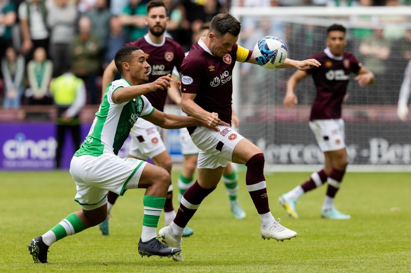 Hibs make the short trip across town on October 7 for the first meeting between the two rivals since the fiery season-closer last term. Picture: Mark Scates/SNS Group