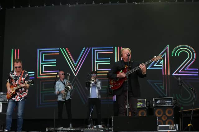 Level 42 performing at Let's Rock 2022, held at Dalkeith Country Park. Photo by Steve Gunn.