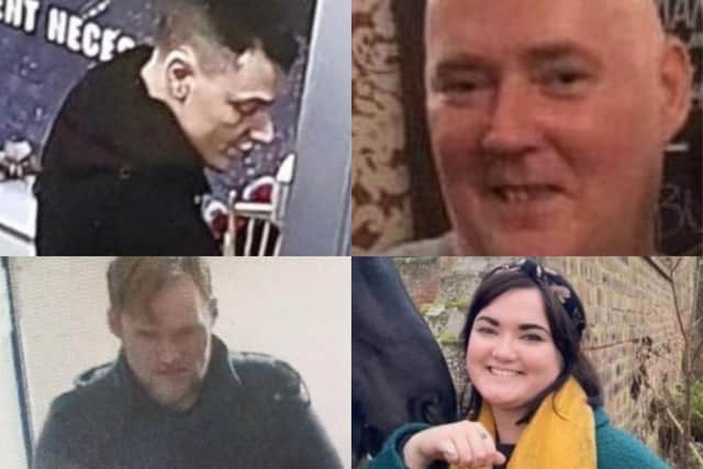 Four people have been reported missing in the last week
