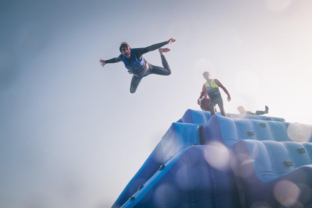 The giant floating obstacle course, Aqua Park, is due to open in the summer, with the creation of 20 new full and part-time jobs.