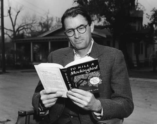 Gregory Peck appeared in the film version of Harper Lee's book