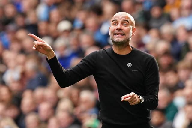 Manchester City manager Pep Guardiola who has agreed an extension to his contract through to 2025. Picture: Martin Rickett/PA