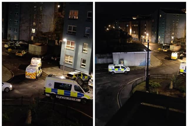 Police were called to Dumbiedykes Road on Tuesday evening.
