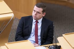 Scottish Conservative leader Douglas Ross is in self isolation.