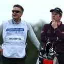 David Burns was both coach and caddie for Bob MacIntyre when he finished joint-second in the 2019 Porsche European Open at Green Eagle Golf Course in Hamburg. Picture: Matthew Lewis/Getty Images.