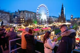 Edinburgh's Christmas Markets in Princes Street Gardens have been named as one of the most popular winter wonderlands in Europe. (Ian Georgeson)