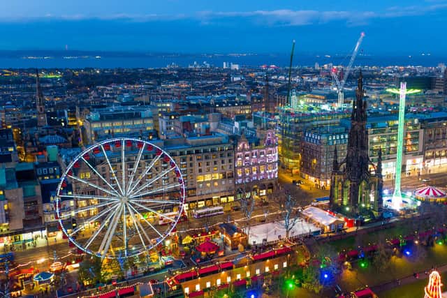 Edinburgh's Christmas festival is due to return at the end of November. Picture: Tim Edgeler