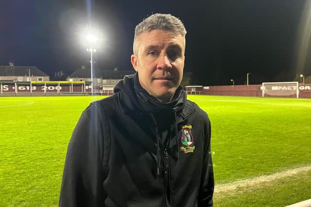 Tranent boss Colin Nish