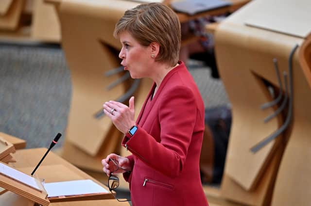 The Covid lockdown's restrictions are not the fault of Nicola Sturgeon's government. The virus and people who don't take it seriously are to blame (Picture: Jeff J Mitchell/PA Wire)