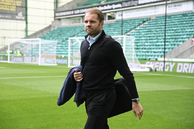 Robbie Neilson's Hearts side travel to Easter Road on Sunday looking to reach the next round of the Scottish Cup. Picture: SNS