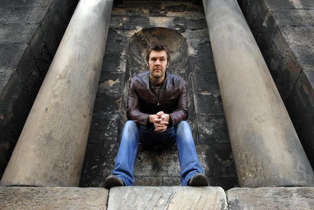 Welsh comic Rhod Gilbert ahead of his 2009 Fringe show 'Rhod Gilbert and Cat Who Looked Like Nicholas Lyndhurst' at the Pleasance Courtyard.