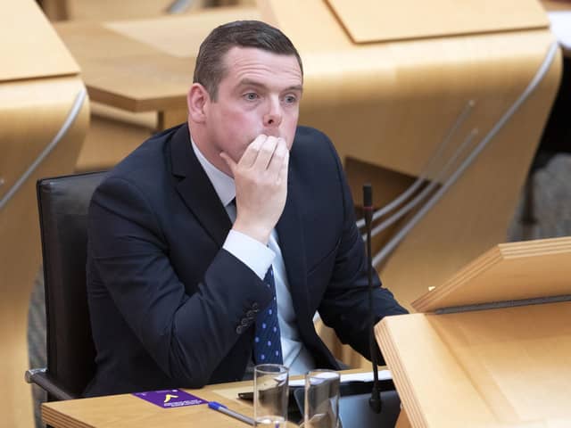 Can Scottish Conservative leader Douglas Ross still be taken seriously as leader of the Opposition? (Picture: Jane Barlow/WPA pool/Getty Images)