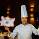 Ashok Ram, who has won Curry Chef of The Year at The Scottish Curry Awards. He cooks at The Radhuni in Loanhead. 23/04/18
