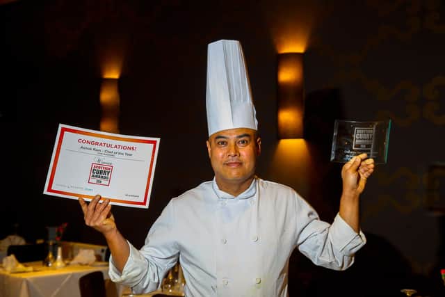 Ashok Ram, who has won Curry Chef of The Year at The Scottish Curry Awards. He cooks at The Radhuni in Loanhead. 23/04/18