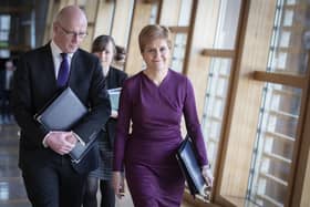 John Swinney is Nicola Sturgeon's number two, but is facing mounting pressure from opposition parties following the exam results controversy.