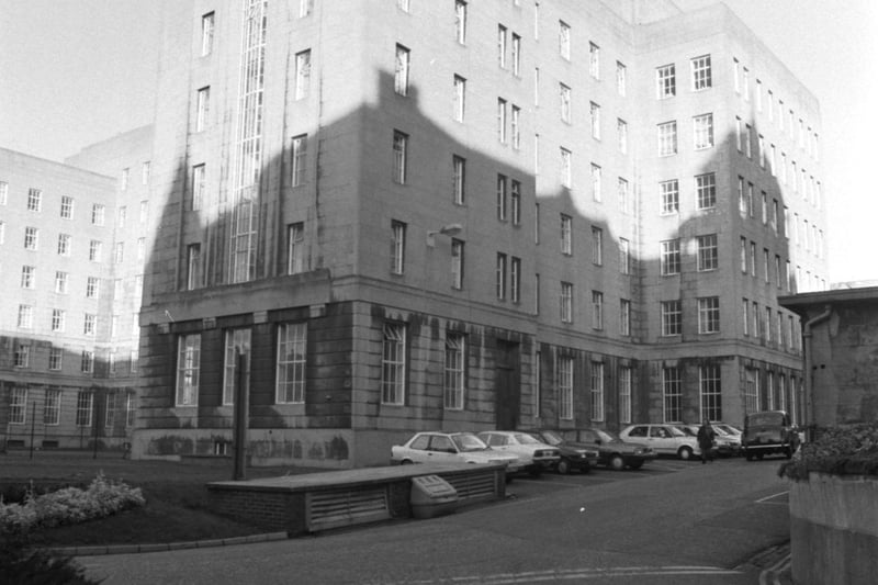 The Florence Nightingale Nurses Home in the grounds of the Edinburgh Royal Infirmary in Lauriston Place. Picture taken November 1989.