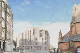 Artist's impression of how the proposed student accommodation development at Jock's Lodge would look.