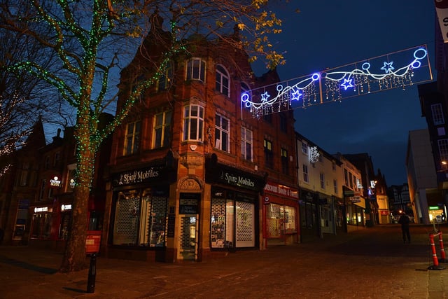 Usually, many people would gather in the town centre for the Christmas lights switch-on. Of course, things are different at the moment so that couldn't happen this year. It is hoped things will be much better by this time next year.
