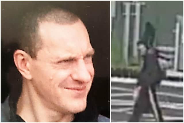 Police in Edinburgh have released CCTV footage of Eoin O'Sullivan, a 48-year old missing from Wester Hailes.