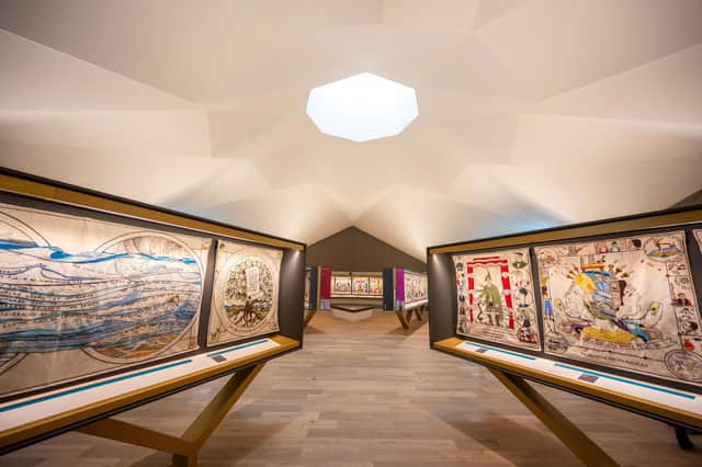 The visitor centre created to house the Great Tapestry of Scotland opened to the public in August.