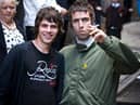 Locals spotted Oasis lead singer Liam Gallagher out for a few pints in Edinburgh ahead of his band's show at Murrayfield Stadium in 2009. Liam is pictured with fans outside The Halfway House pub on Fleshmarket close.