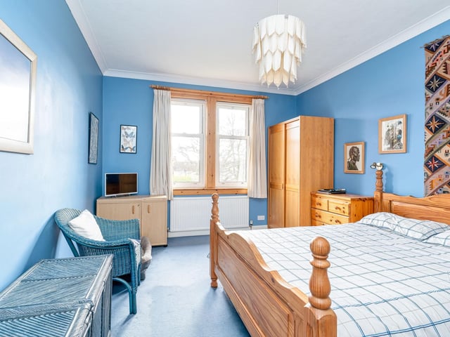 The second double bedroom comes with a built-in basin.